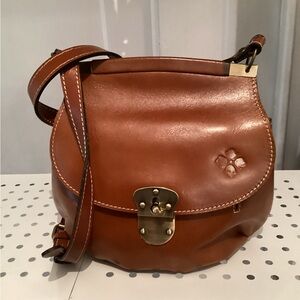Patricia Nash Tan Leather Crossbody Bag